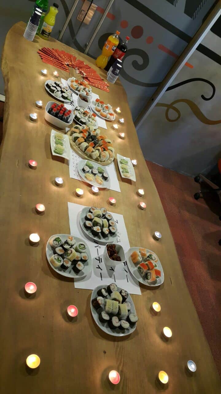 Via Flat Sushi Party!