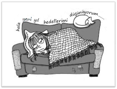 yeni yıl hedeflerimi düşünüyorum resim